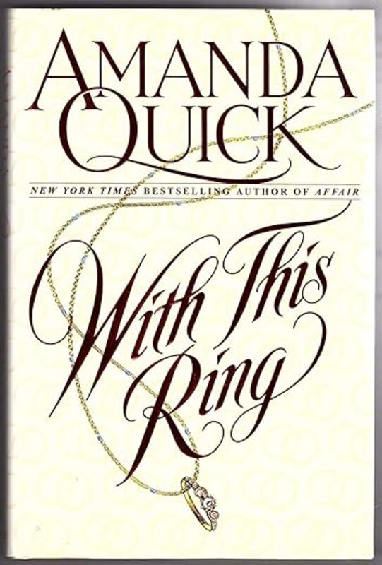 Book cover for "With This Ring" by Amanda Quick