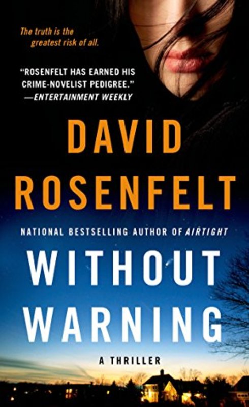 Book cover for "Without Warning" by David Rosenfelt