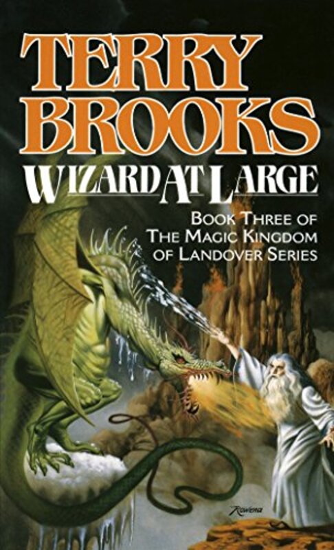 Book cover for "Wizard at Large" by Terry Brooks