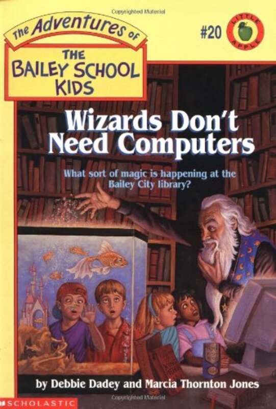 Book cover for "Wizards Don't Need Computers" by Marcia Thornton Jones