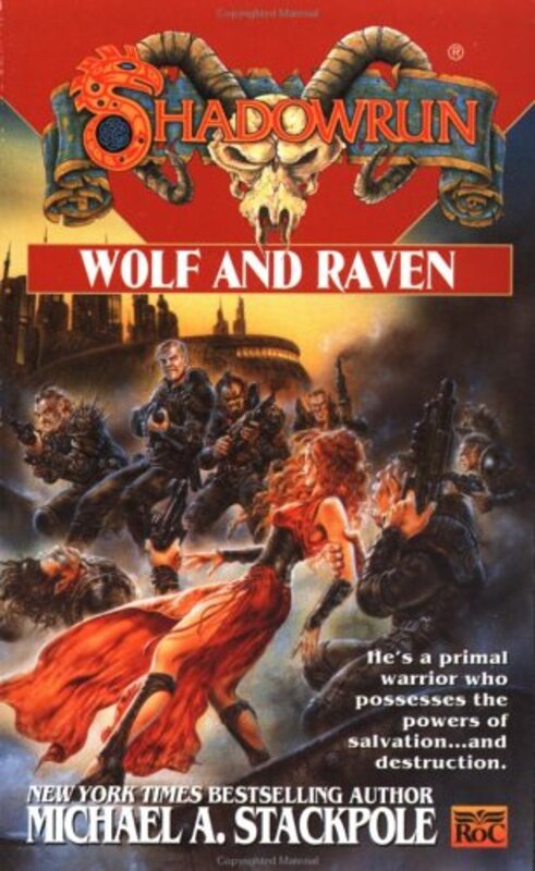Book cover for "Wolf and Raven" by Michael A Stackpole