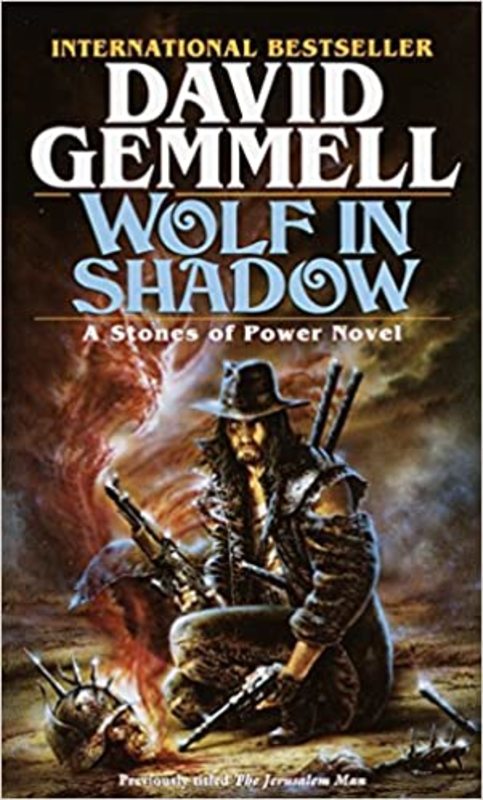 Book cover for "Wolf in Shadow" by David Gemmell
