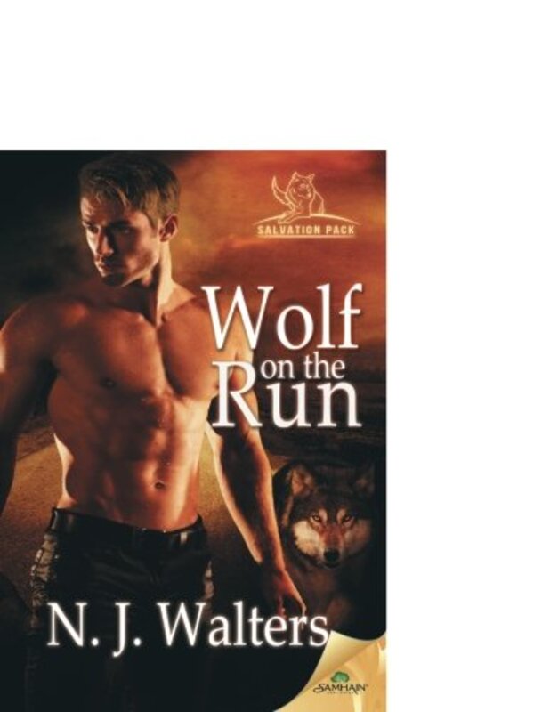 Book cover for "Wolf on the Run" by NJ Walters