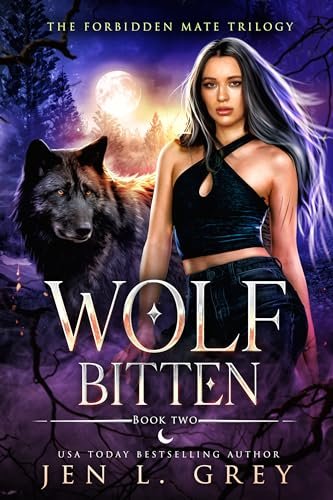 Book cover for "Wolf Bitten" by Jen L Grey