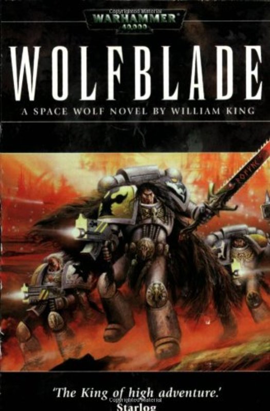 Book cover for "Wolfblade" by William King
