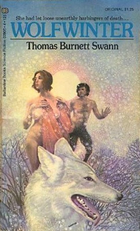 Book cover for "Wolfwinter" by Thomas Burnett Swann