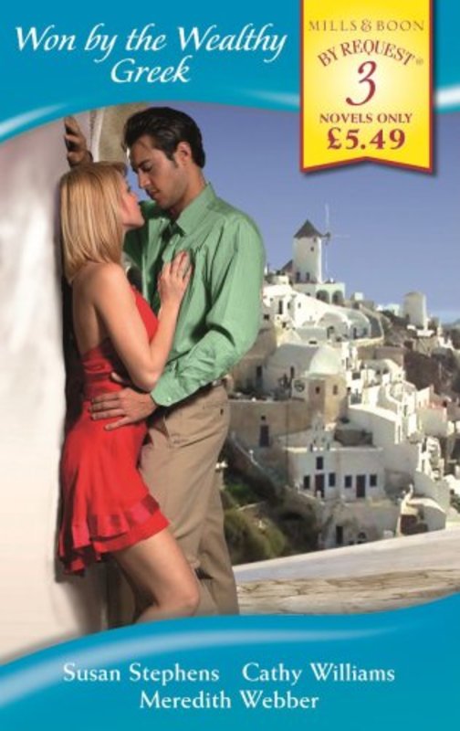 Book cover for "Won by the Wealthy Greek" by Susan Stephens