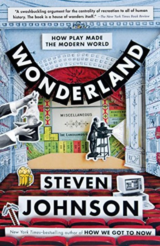Book cover for "Wonderland" by Steven Johnson