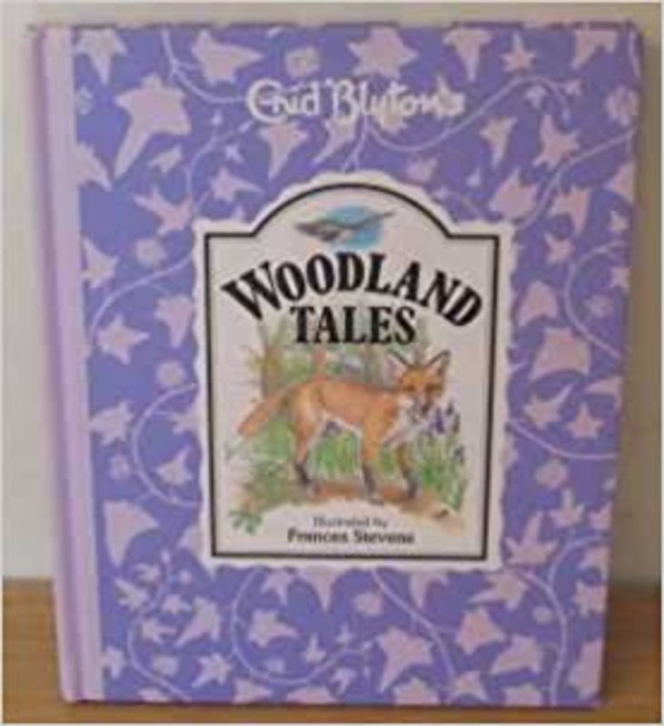 Book cover for "Woodland Tales" by Enid Blyton