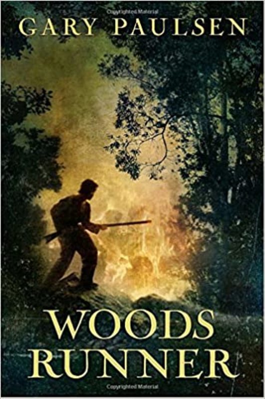 Book cover for "Woods Runner" by Gary Paulsen
