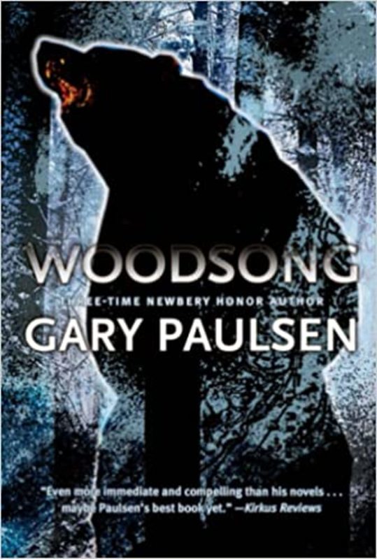 Book cover for "Woodsong" by Gary Paulsen