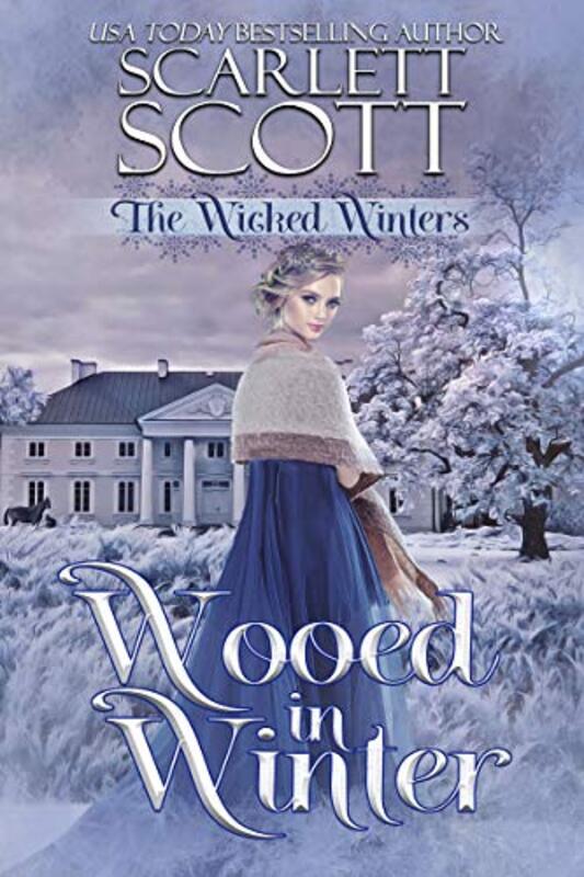 Book cover for "Wooed in Winter" by Scarlett Scott