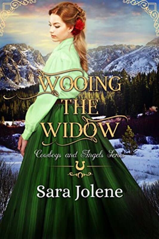 Book cover for "Wooing the Widow" by Sara Jolene