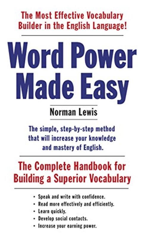 Book cover for "Word Power Made Easy" by Norman Lewis