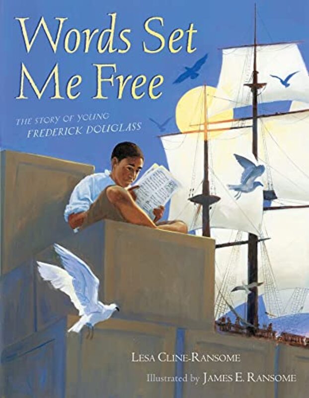 Book cover for "Words Set Me Free" by James E Ransome