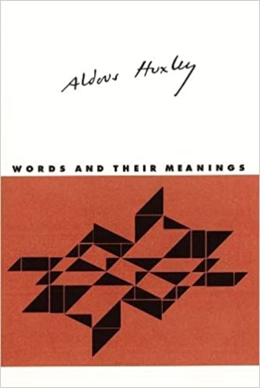 Book cover for "Words and Their Meanings" by Aldous Huxley