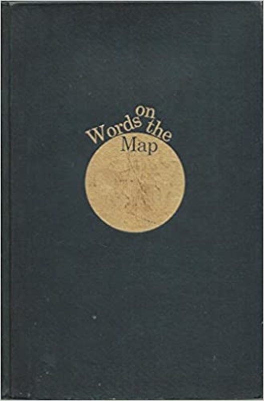 Book cover for "Words on the Map" by Isaac Asimov