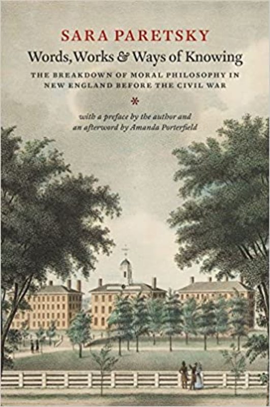 Book cover for "Words, Works, and Ways of Knowing" by Sara Paretsky