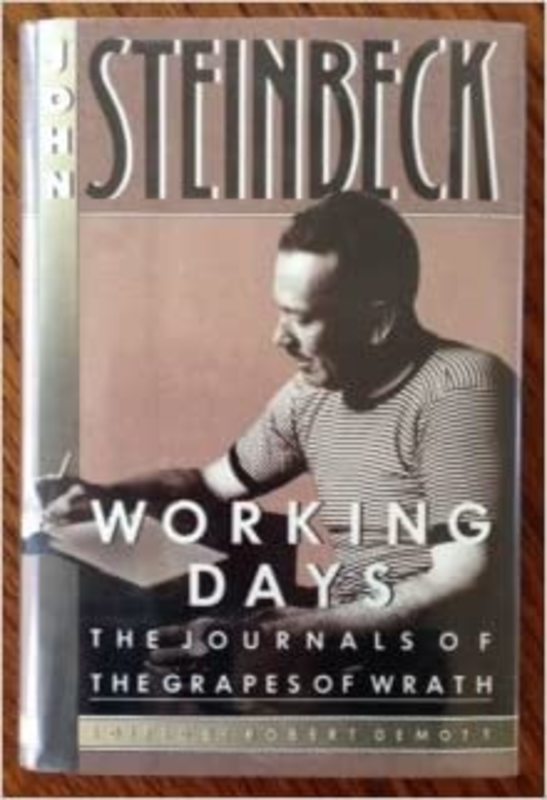 Book cover for "Working Days" by John Steinbeck