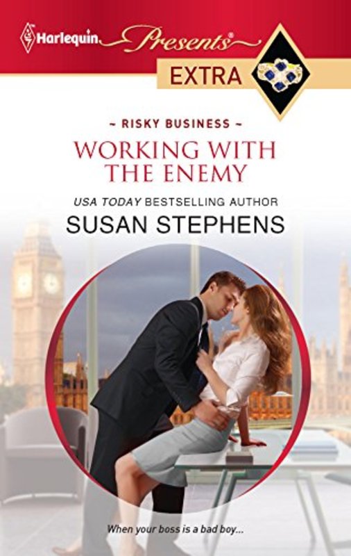 Book cover for "Working with the Enemy" by Susan Stephens