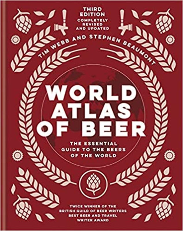 Book cover for "World Atlas of Beer" by Tim Webb