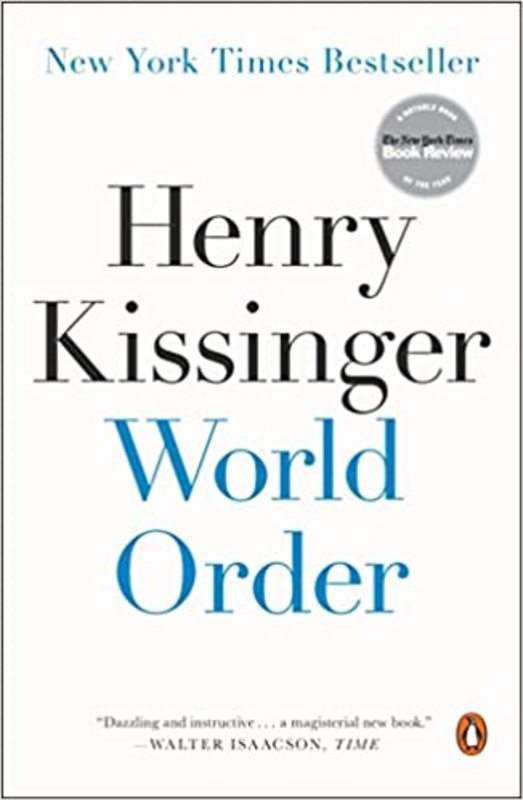 Book cover for "World Order" by Henry Kissinger