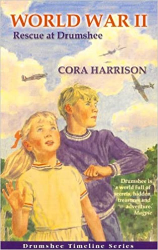 Book cover for "World War II Rescue at Drumshee" by Cora Harrison