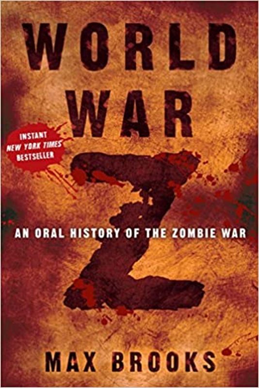 Book cover for "World War Z" by Max Brooks