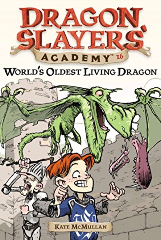 Book cover for "World's Oldest Living Dragon" by Kate McMullan