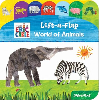 Book cover for "World of Animals" by Eric Carle