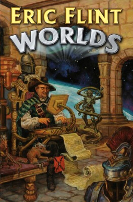Book cover for "Worlds" by Eric Flint