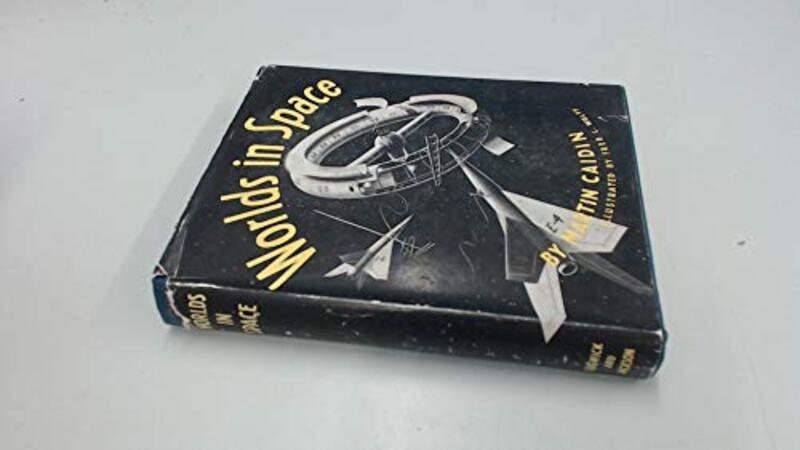 Book cover for "Worlds in Space" by Martin Caidin