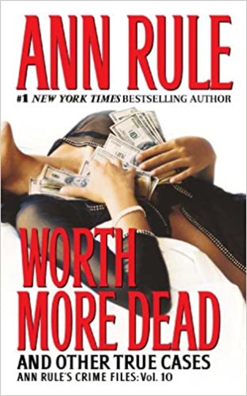 Book cover for "Worth More Dead and Other True Cases" by Ann Rule