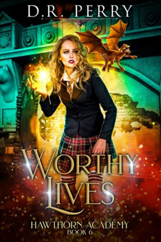 Book cover for "Worthy Lives" by DR Perry
