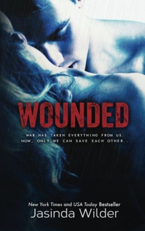 Book cover for "Wounded" by Jasinda Wilder
