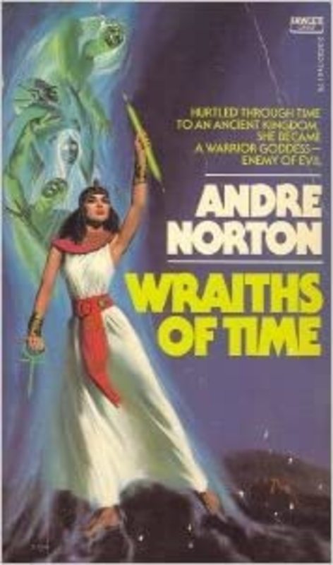 Book cover for "Wraiths of Time" by Andre Norton
