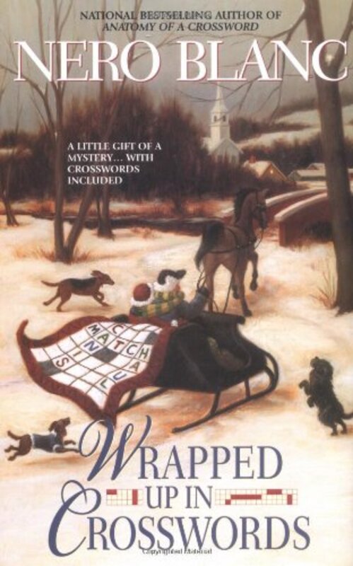Book cover for "Wrapped Up In Crosswords" by Nero Blanc
