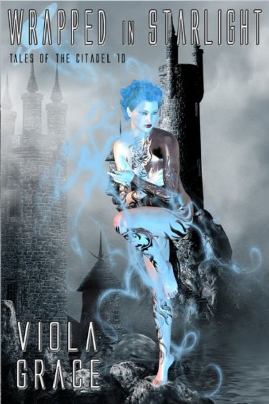 Book cover for "Wrapped in Starlight" by Viola Grace
