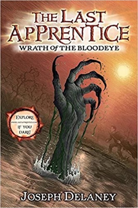 Book cover for "Wrath of the Bloodeye" by Joseph Delaney
