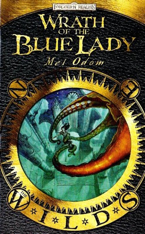 Book cover for "Wrath of the Blue Lady" by Mel Odom