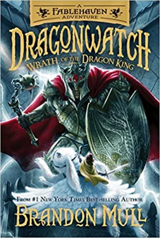 Book cover for "Wrath of the Dragon King" by Brandon Mull