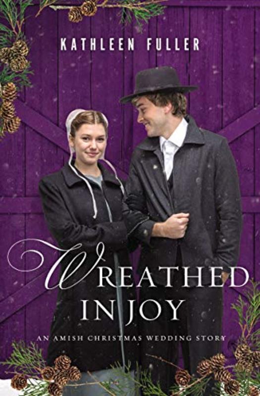 Book cover for "Wreathed in Joy" by Kathleen Fuller