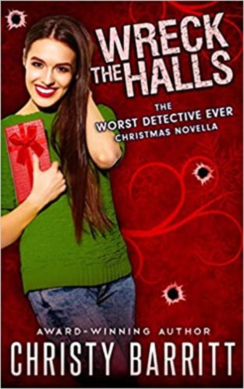 Book cover for "Wreck the Halls" by Christy Barritt