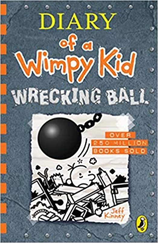 Book cover for "Wrecking Ball" by Jeff Kinney