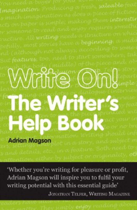 Book cover for "Write On!" by Adrian Magson