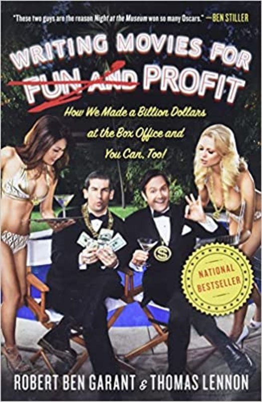 Book cover for "Writing Movies for Fun and Profit" by Thomas Lennon