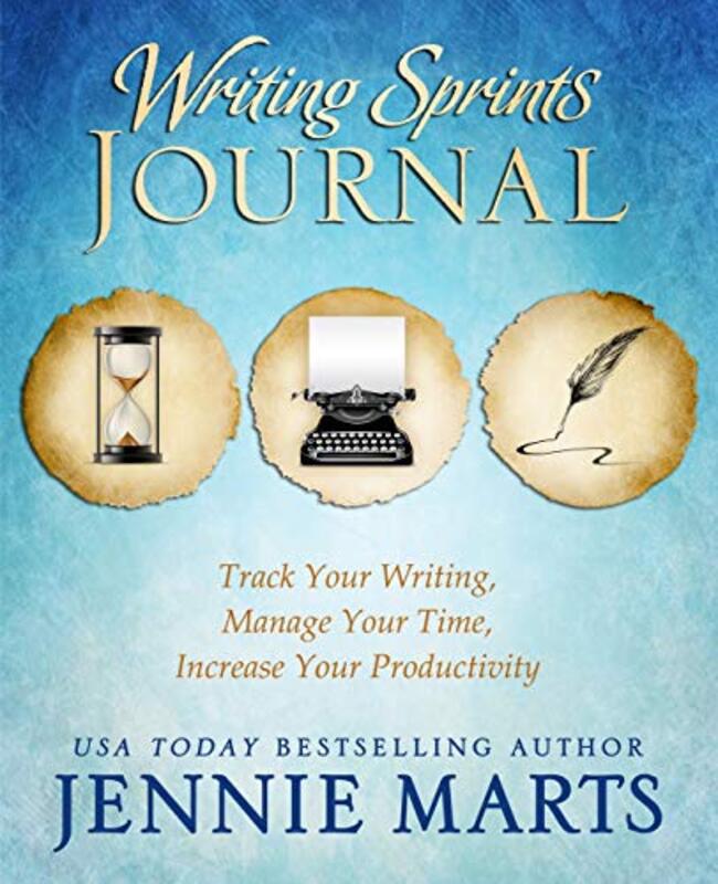 Book cover for "Writing Sprints Journal" by Jennie Marts
