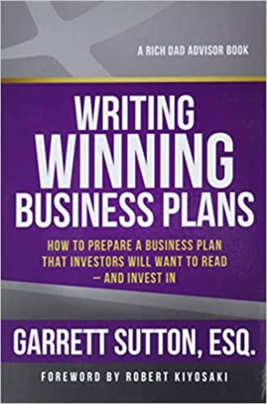 Book cover for "Writing Winning Business Plans" by Garrett Sutton