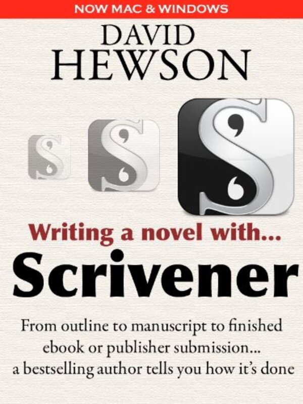 Book cover for "Writing a Novel with Scrivener" by David Hewson
