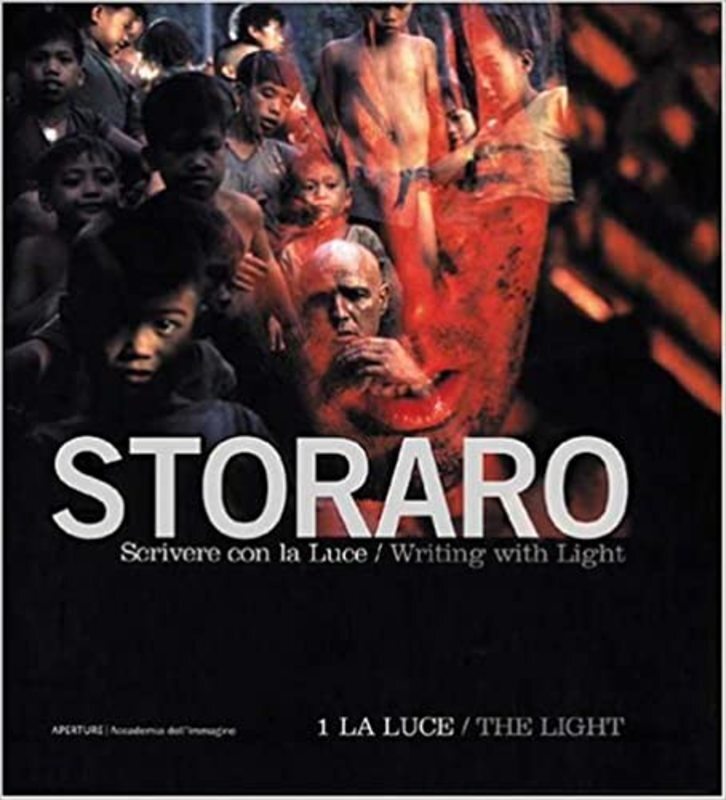 Book cover for "Writing with Light" by Vittorio Storaro